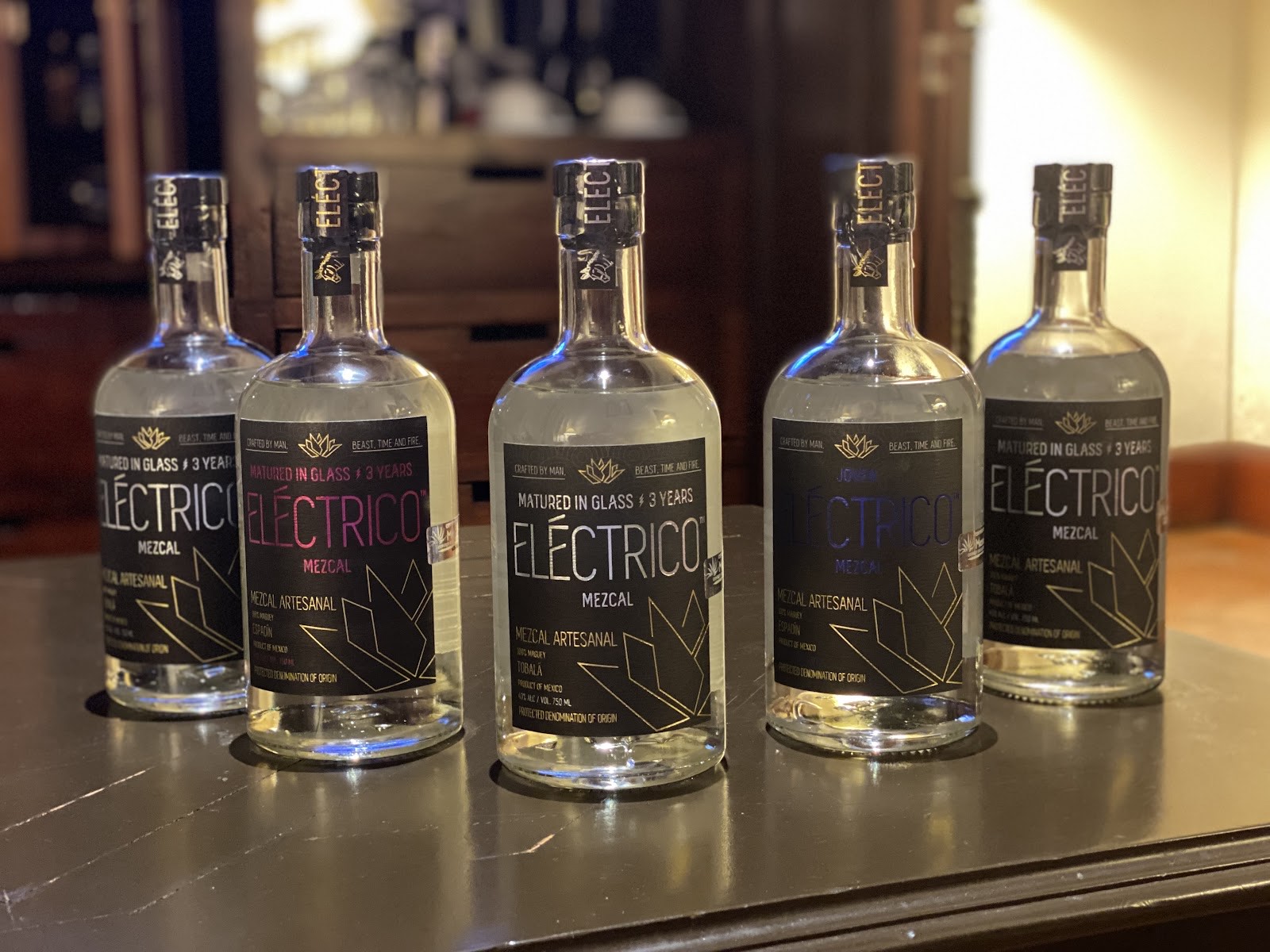 the Eléctrico mezcal range