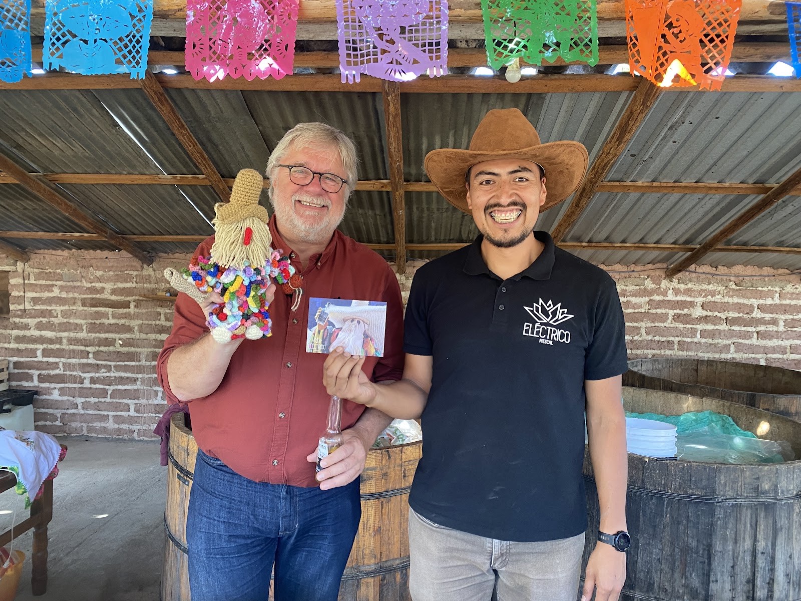 mezcal under the papel picado