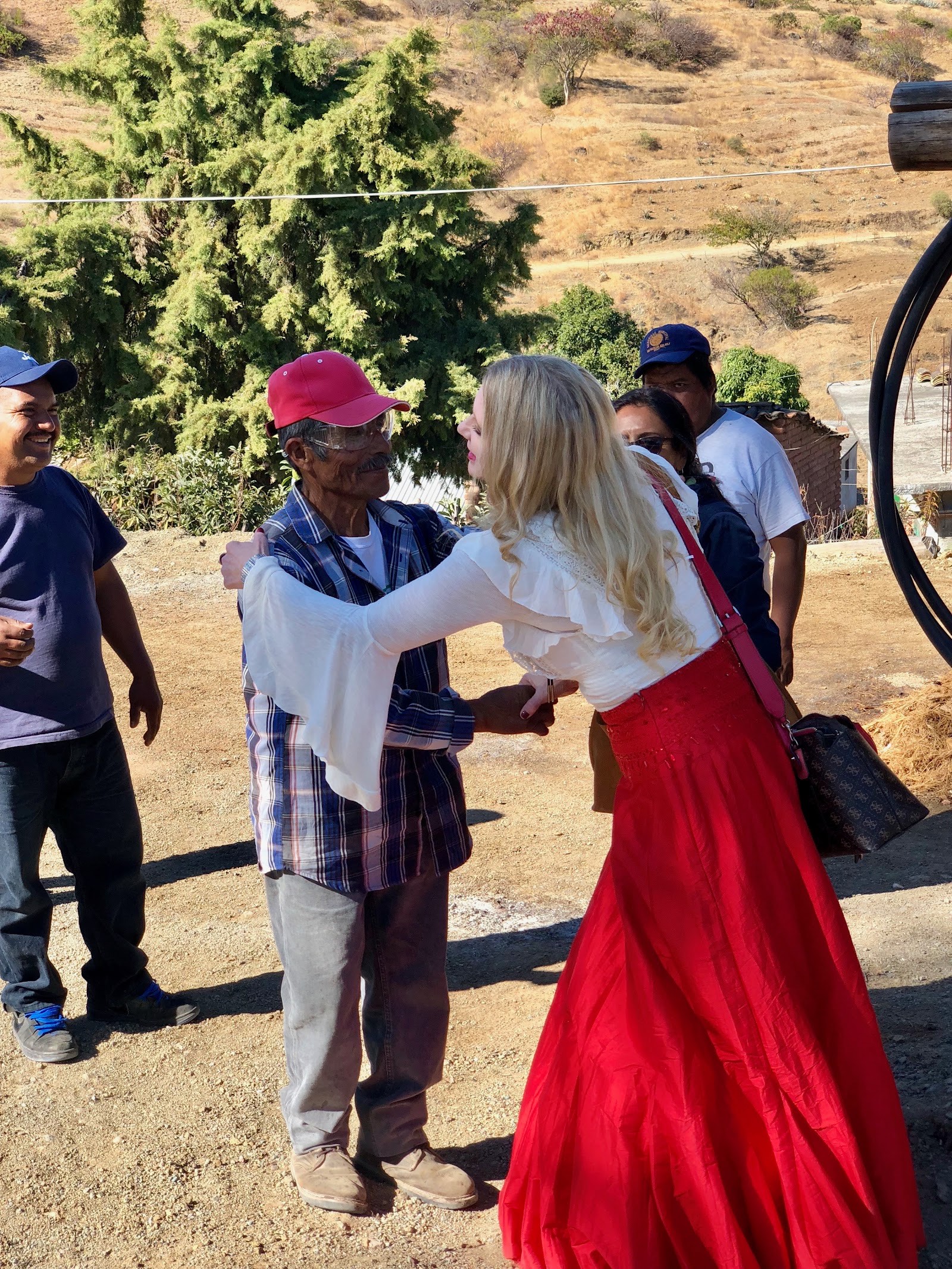 greeting an elder mezcalero